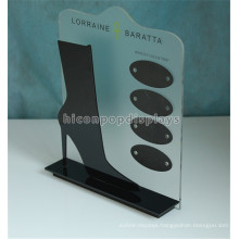 Fashion Footwear Retail Shop Promotional Advertising Table Top Acrylic Lady Shoe Display Stands